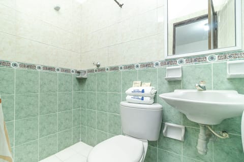 Air conditioner Triple Room | Bathroom | Shower, designer toiletries, towels, soap