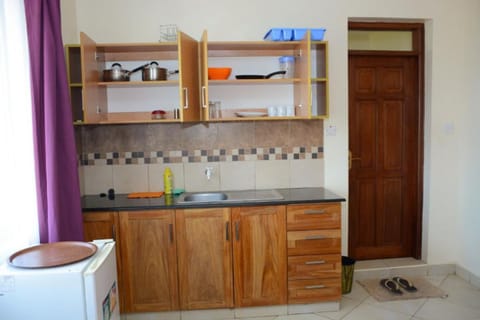 Apartment, 1 Bedroom | Private kitchen | Fridge, microwave, blender, cookware/dishes/utensils