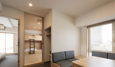 Two-Bedroom Japanese Apartment, Non Smoking | Down comforters, in-room safe, desk, iron/ironing board