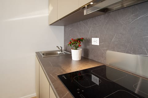 Premier Apartment | Private kitchen | Dishwasher, espresso maker, coffee/tea maker, cookware/dishes/utensils