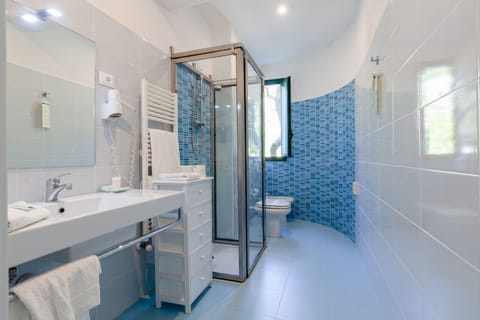 Comfort Room | Bathroom | Shower, hair dryer, bathrobes, slippers