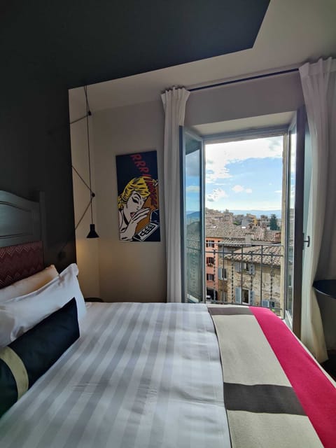 Design Room, 1 King Bed, Hot Tub, Hill View | View from room