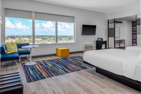 aloft, Suite, 2 Queen Beds | In-room safe, desk, laptop workspace, blackout drapes