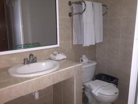 Standard Double Room | Bathroom | Shower, free toiletries, hair dryer, towels