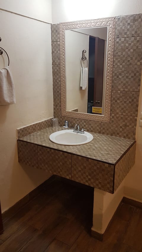 Double Room | Bathroom | Shower, hair dryer, towels