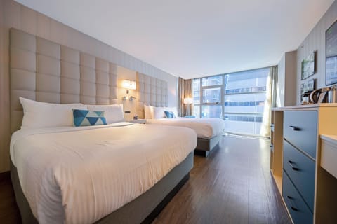 Deluxe Room, 2 Queen Beds | View from room