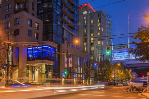 Front of property - evening/night