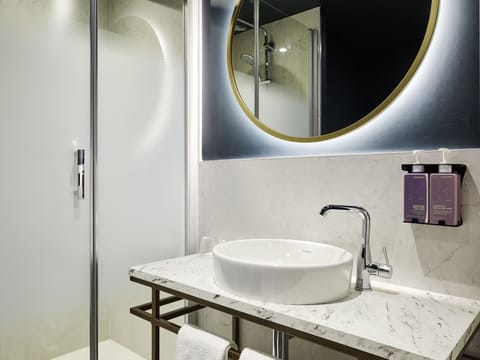 Comfort Room, 1 Double Bed, Balcony | Bathroom | Shower, hair dryer, bathrobes, slippers