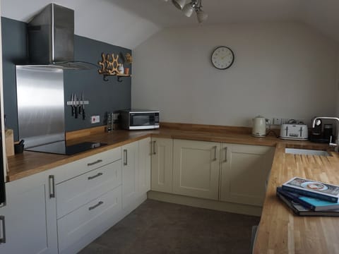 Cottage | Private kitchen | Fridge, dishwasher, toaster, cookware/dishes/utensils