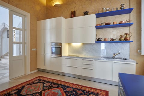 Exclusive Villa | Private kitchen | Full-size fridge, microwave, oven, dishwasher