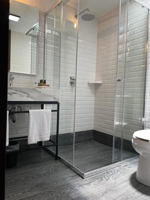 Executive House | Bathroom | Shower, rainfall showerhead, free toiletries, hair dryer