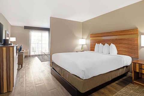 Desk, laptop workspace, iron/ironing board, free cribs/infant beds