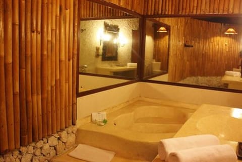 Duplex (Duplex Suite) | Bathroom | Combined shower/tub, free toiletries, hair dryer, towels