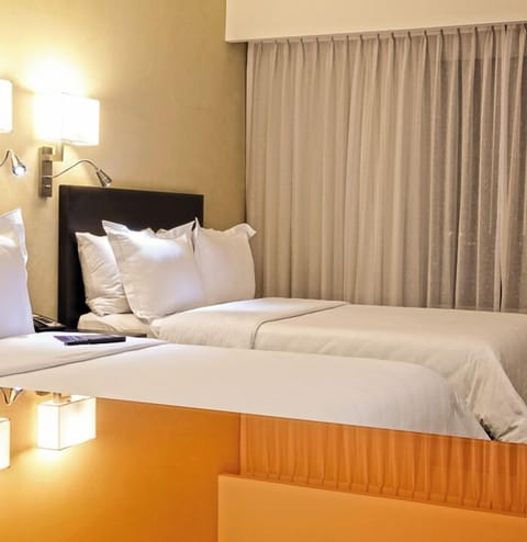 Superior Double Room, 2 Double Beds | In-room safe, iron/ironing board, free cribs/infant beds