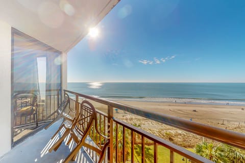 Condo, 1 Bedroom (Oceanfront 2 Queen) | Terrace/patio