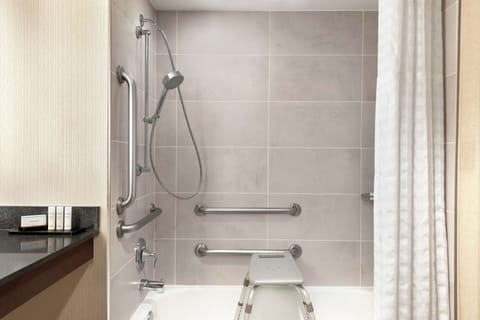 Free toiletries, hair dryer, towels