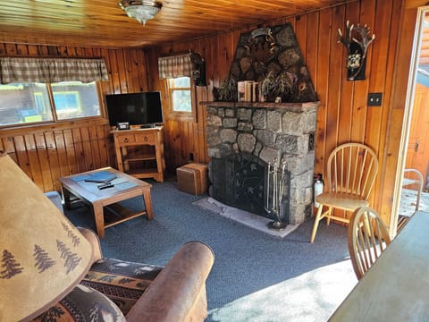 Cabin, 1 Bedroom (Aspen - Not Pet Friendly) | Living area | TV