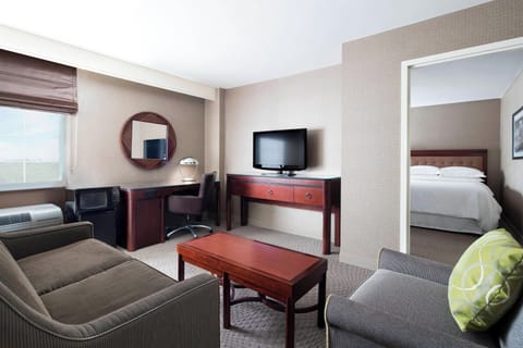 Suite, 1 Bedroom | Living area | 37-inch flat-screen TV with cable channels, Smart TV, pay movies