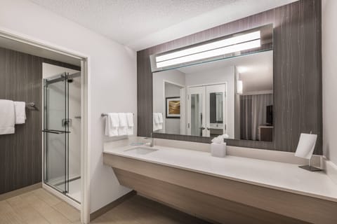 Suite, 1 Bedroom | Bathroom | Free toiletries, hair dryer, towels, toilet paper