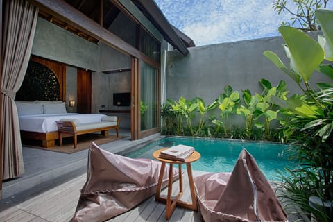 One Bedroom Private Pool Villa | Premium bedding, in-room safe, free WiFi, bed sheets