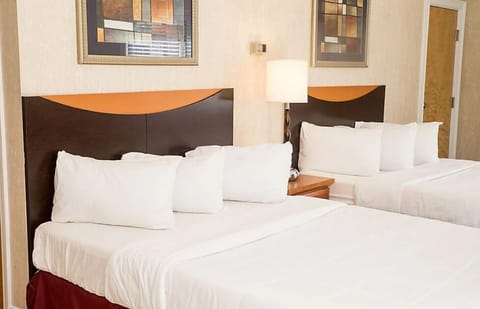 Deluxe Room, 2 Queen Beds | In-room safe, iron/ironing board, free WiFi, bed sheets