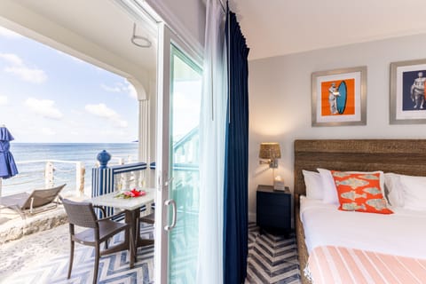 Room, 1 King Bed, Balcony, Beachfront | Terrace/patio