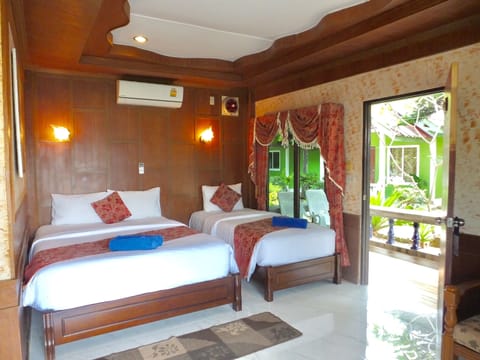 Room, Poolside (Air Con) | In-room safe, blackout drapes, bed sheets