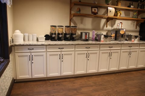 Free daily self-serve breakfast