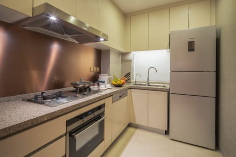 Residences One Bedroom Unit | Private kitchenette | Full-size fridge, coffee/tea maker