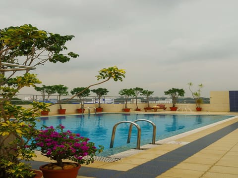 Indoor pool, open 6:00 AM to 6:30 PM, sun loungers