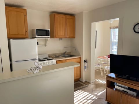 Studio | Private kitchenette | Full-size fridge, microwave, oven, stovetop