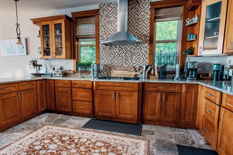 Signature House, Terrace, Ocean View | Private kitchen | Fridge, microwave, oven, stovetop