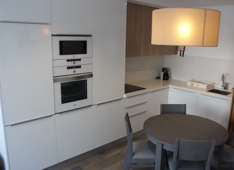 Studio | Private kitchen | Fridge, microwave, oven, stovetop