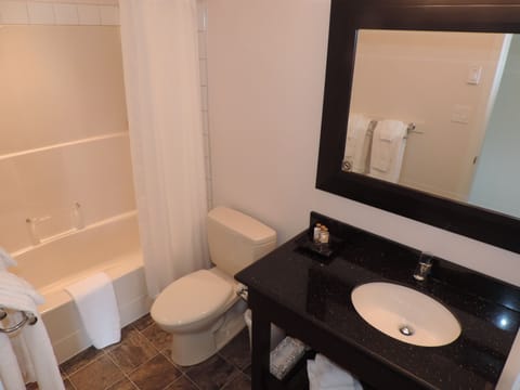 Suite, 1 Bedroom | Bathroom | Free toiletries, hair dryer, towels