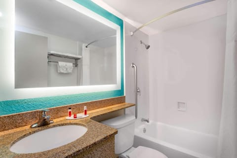 Standard Room, 1 King Bed, Non Smoking | Bathroom | Bathtub, eco-friendly toiletries, hair dryer, bidet