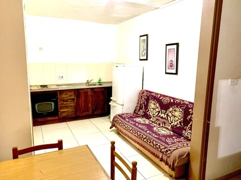 Standard Two-Bedroom Apartment (4 beds) | Living area | Flat-screen TV