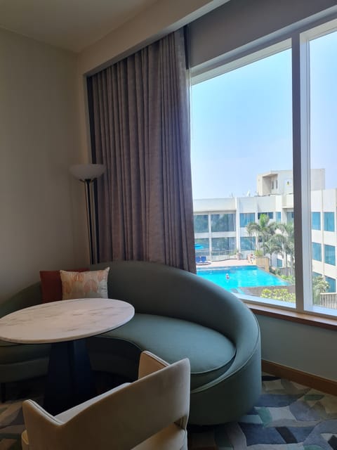 Classic Room, 1 King Bed, Pool View | View from room