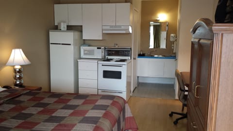 Superior Room, 1 Double Bed | Private kitchenette | Fridge, microwave