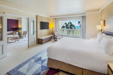 One Bedroom Ocean View Suite | Premium bedding, down comforters, pillowtop beds, minibar