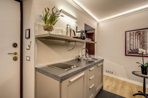 Apartment, 2 Bedrooms | Private kitchenette | Fridge, microwave, espresso maker, coffee/tea maker