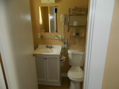 Standard Double Room | Bathroom | Hair dryer, towels, soap, shampoo