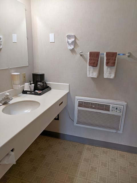 Single Room, 2 Queen Beds Pet-friendly | Bathroom sink