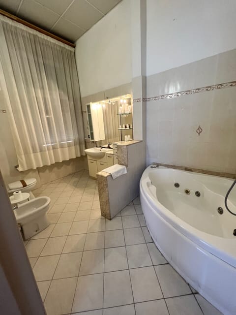 Junior Suite | Bathroom | Shower, free toiletries, hair dryer, bidet