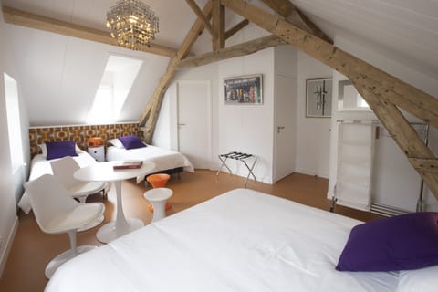 70s Design Room, Family, Multiple Beds, Non-Smoking | Premium bedding, individually decorated, individually furnished, desk