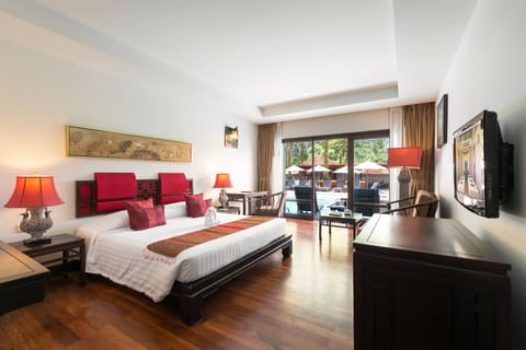 Deluxe Double or Twin Room, Pool Access | View from room