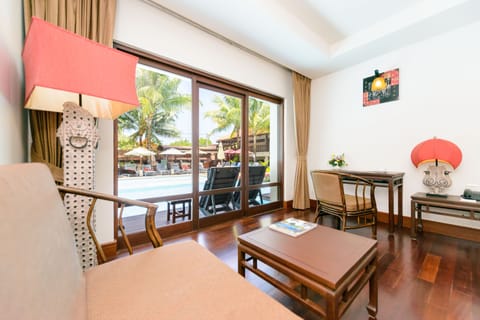 Deluxe Double or Twin Room, Pool Access | View from room