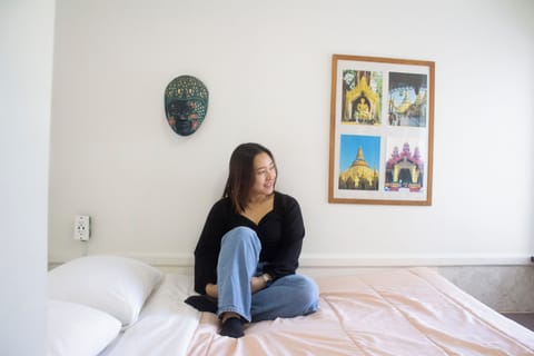 Micro Double Room with Sink (Shared Bathroom) | Free cribs/infant beds, travel crib, free WiFi, bed sheets