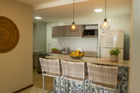 Apartment | Private kitchen | Fridge, microwave, blender, cookware/dishes/utensils