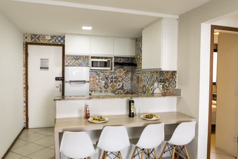 Apartment | Private kitchen | Fridge, microwave, blender, cookware/dishes/utensils