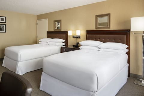 Deluxe Room, 2 Double Beds, Non Smoking | Premium bedding, down comforters, pillowtop beds, in-room safe